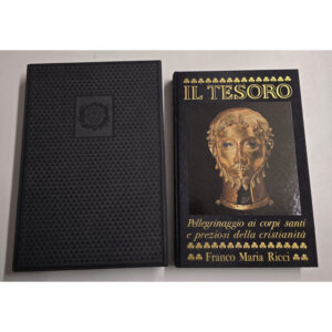 18595. Libro "Il tesoro. Pellegrinaggio ai corpi santi e preziosi della cristianità"