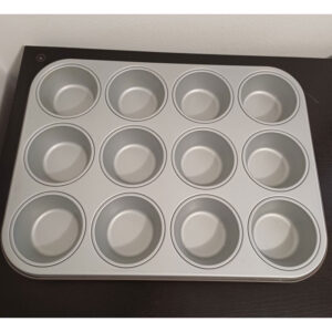 18704. Teglia in alluminio da 12 muffin