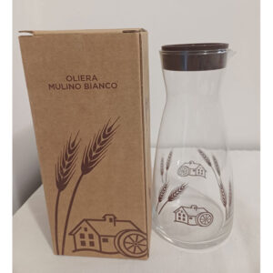 18715. Oliera Mulino Bianco in vetro