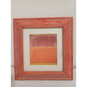18728. Riproduzione dell'opera "Arancione e violetto" di Mark Rothko