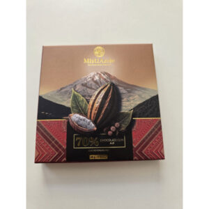 18743. Cioccolato fondente 70% aromatizzato all'ají