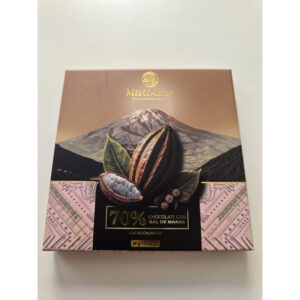 18750. Cioccolato fondente 70% aromatizzato al sale di Maras